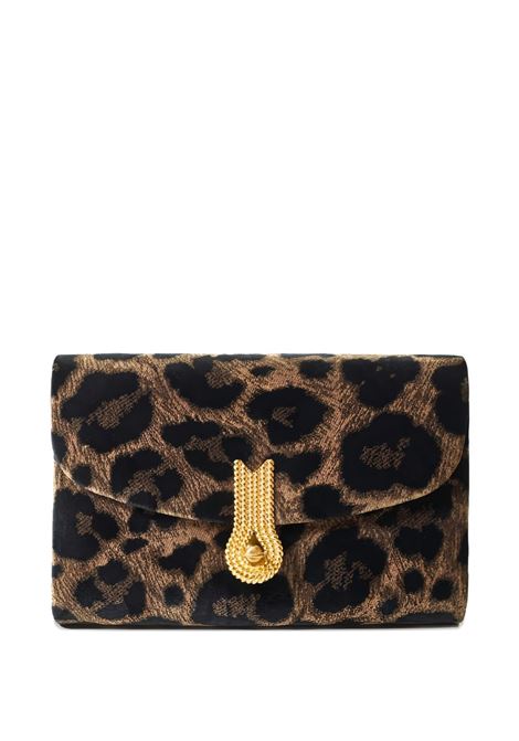 Multicolored queen mid velvet leopard-print bag Amato Daniele - women AMATO DANIELE | 877864AVELLUTOLEOPARDATO